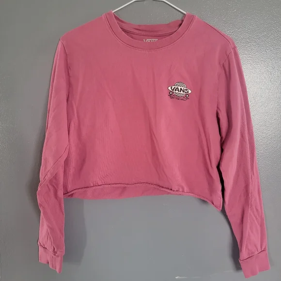 Vans Tops Vans Longsleeve Crop Top Poshmark